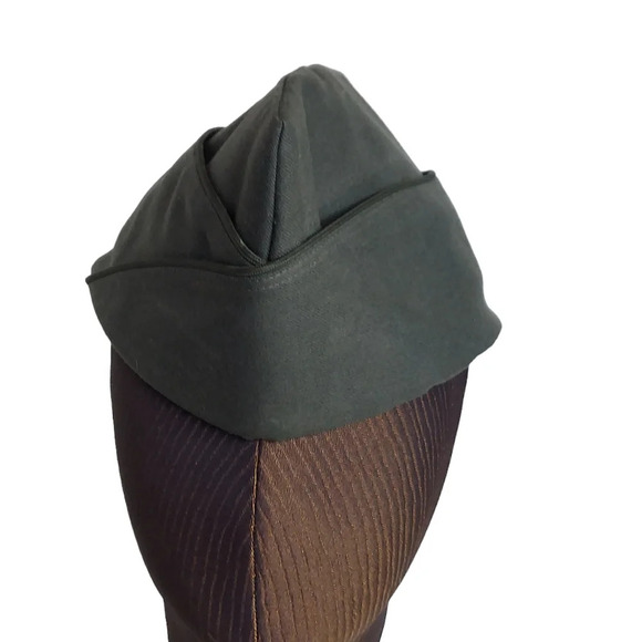 Vintage Olive Green Army Private‎ Hat - Picture 16 of 16